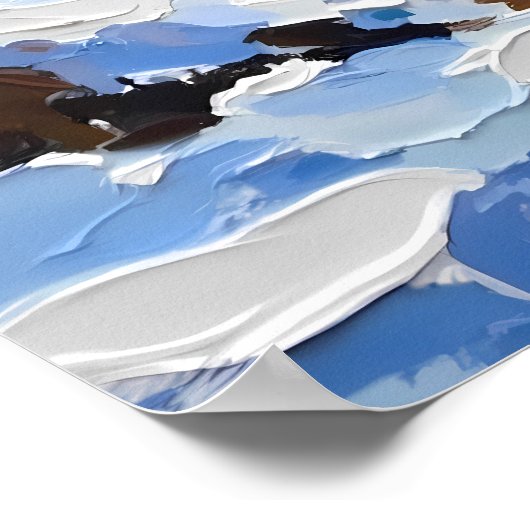 Arktische Wächter Poster (Ecke)