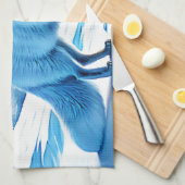 Arktische Winterfoxschnee Geschirrtuch (Viertel Falte)