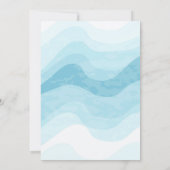 Arktische Winterveranstaltung zum Party Einladung (Rückseite)