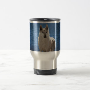 Arktische Wolf-Reise-Tasse Reisebecher