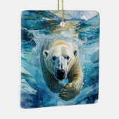 Arktische Wunder: Der Monarch Keramikornament (Rechts)