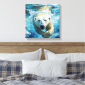 Arktische Wunder: Der Monarch Leinwanddruck (Insitu (Schlafzimmer))