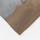 Arktische Zuneigung: Isländische Pferde in Snowy E Fleecedecke (Ecke)