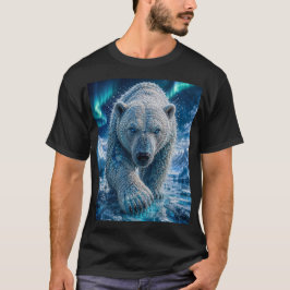 Arktischer Eisbär – 3D-Mikromosaik T-Shirt