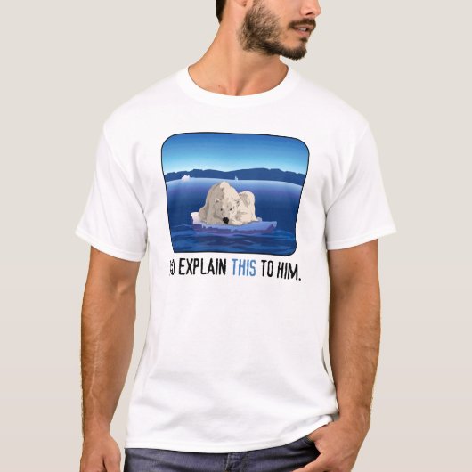 Arktischer Eisbär T-Shirt (Vorderseite)