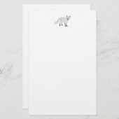 Arktischer Fox Briefpapier (Vorne/Hinten)