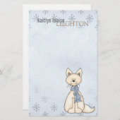 Arktischer Fox • Briefpapier (Vorne/Hinten)