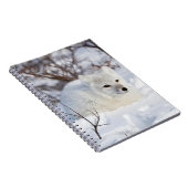 Arktischer Fox im Winter Notizblock (Rechte Seite)