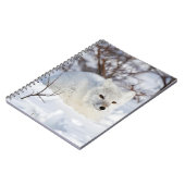 Arktischer Fox im Winter Notizblock (Linke Seite)