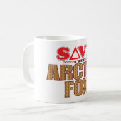 Arktischer Fox retten Kaffeetasse (Vorderseite Links)