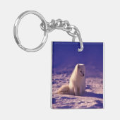 Arktischer Fox Schlüsselanhänger (Vorderseite links)