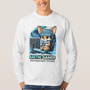 Arktischer Gamer-Fennec-Fuchs - Winter-Gaming Auro T-Shirt