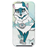 Arktischer Geist-Wolf iPhone 5 Fall Case-Mate iPhone Hülle (Rückseite)