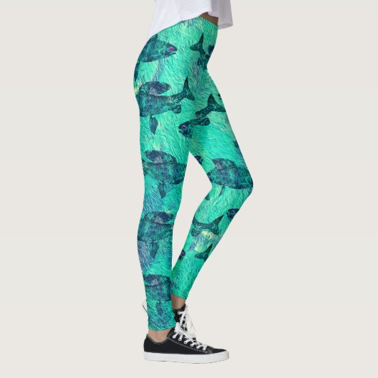 Arktischer Grayling - Leggings (Rechts)