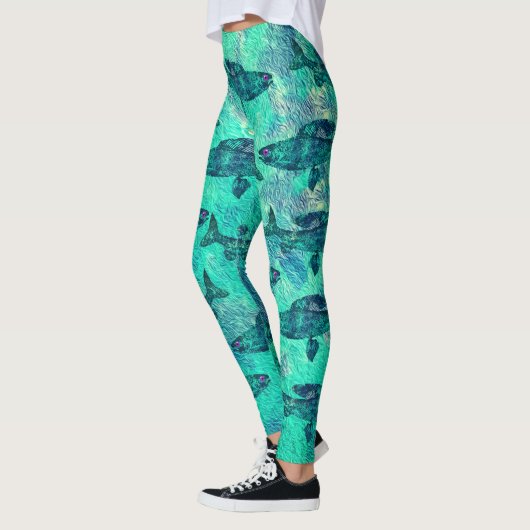 Arktischer Grayling - Leggings (Links)