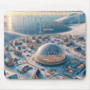 Arktischer Harmonie-Habitat Mousepad