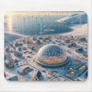 Arktischer Harmonie-Habitat Mousepad