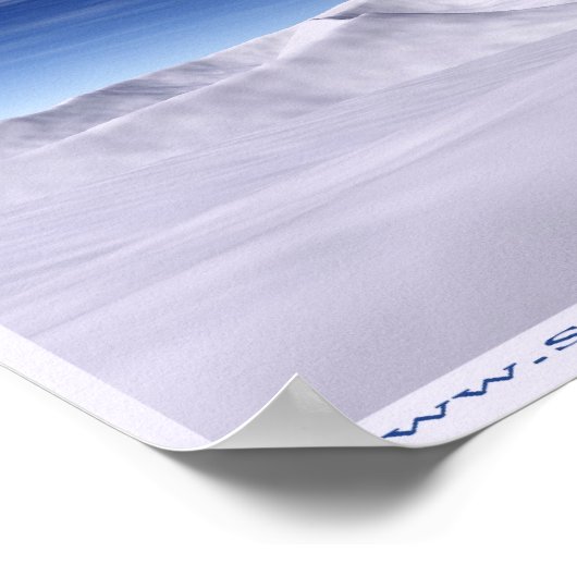 Arktischer Mond Poster (Ecke)