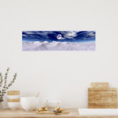 Arktischer Mond Poster (Küche)