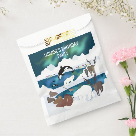 Arktischer Polar Bear Reindeer Walrus Orca Narwhal Geschenktütchen (Versiegelt)