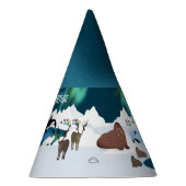 Arktischer Polar Bear Reindeer Walrus Orca Narwhal Partyhütchen (Rechts)