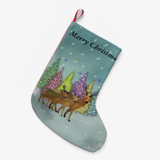 Arktischer Ren-WeihnachtsStrumpf Kleiner Weihnachtsstrumpf