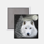 arktischer Schneegolf Magnet (Vorderseite/Rückseite)