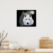 arktischer Schneegolf Poster (Küche)