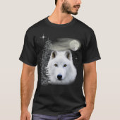 arktischer Schneegolfwolf-T - Shirt (Vorderseite)