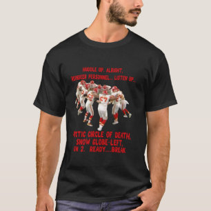Arktischer Todeskreis Schneekugel Linkes Renntier T-Shirt