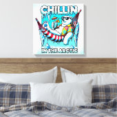 Arktischer Urlaub Leinwanddruck (Insitu (Schlafzimmer))
