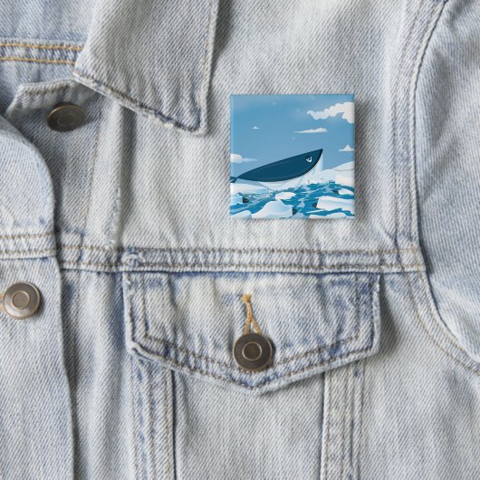 Arktischer Wal Button (Beispiel)