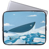 Arktischer Wal Laptopschutzhülle (Vorderseite)