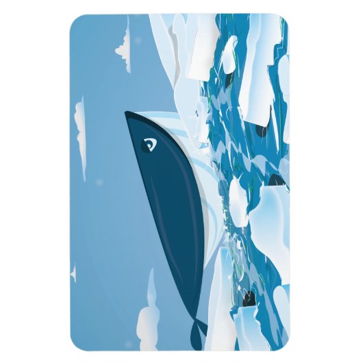 Arktischer Wal Magnet (Vertikal)