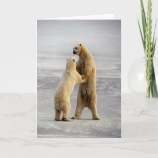 Arktischer Walzer Karte (Vorderseite)