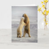 Arktischer Walzer Karte (Gelbe Blume)