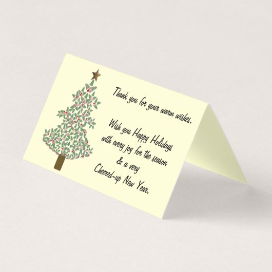 Arktischer Weihnachtsbaum (Vorderseite)