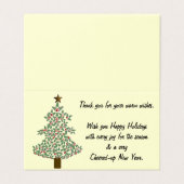 Arktischer Weihnachtsbaum (Außenseite Aufgefaltet)