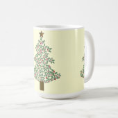 Arktischer Weihnachtsbaum Kaffeetasse (VorderseiteRechts)