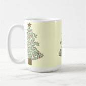 Arktischer Weihnachtsbaum Kaffeetasse (Links)