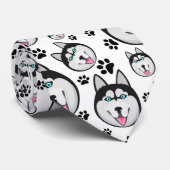 Arktischer Welpen-Husky-großer Schlitten-Hund Krawatte (Gerollt)