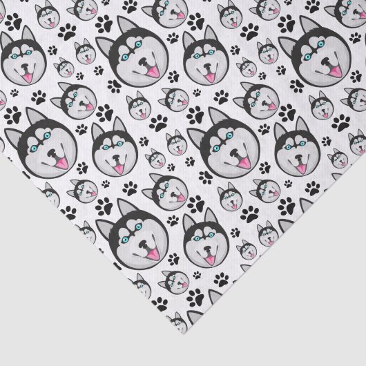 Arktischer Welpen-Husky-großer Schlitten-Hund Seidenpapier (Ausschnitt)