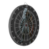 Arktischer Werwolf Dartscheibe (Vorderseite Links)
