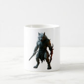 Arktischer Werwolf Kaffeetasse (Mittel)