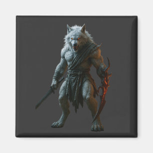 Arktischer Werwolf Magnet