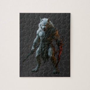 Arktischer Werwolf Puzzle