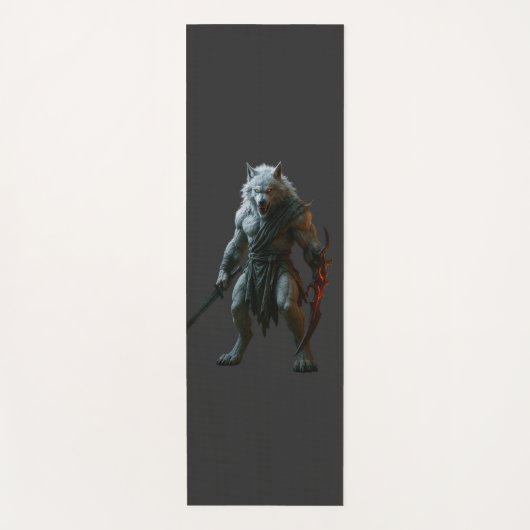 Arktischer Werwolf Yogamatte (Vorderseite)
