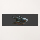 Arktischer Werwolf Yogamatte (Vorderseite (Horizontal))