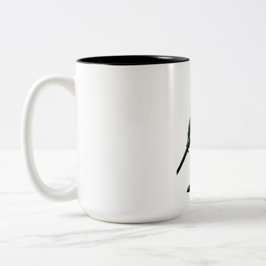 Arktischer Werwolf Zweifarbige Tasse (Links)