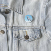 Arktischer Wiesel Charme Button (Beispiel)